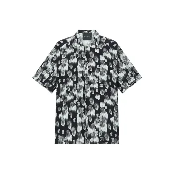 JOHN RICHMOND Shirts Men Black Plant