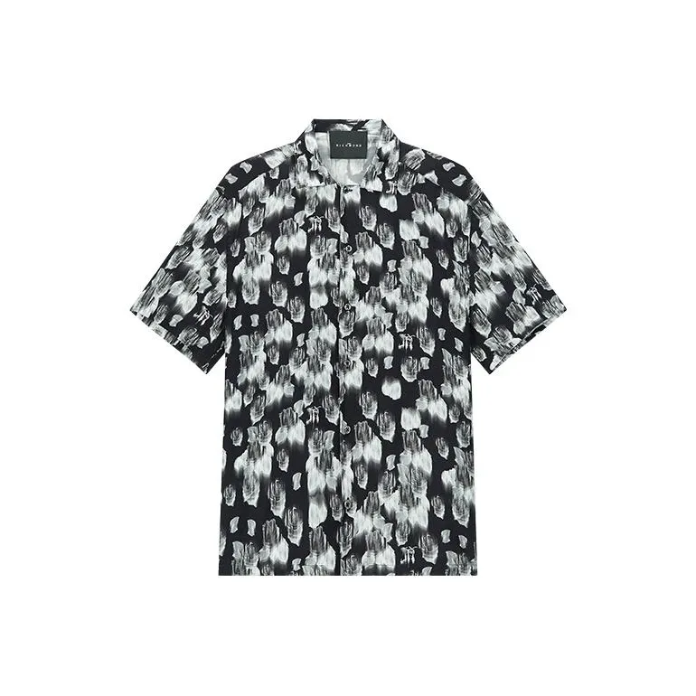 JOHN RICHMOND Shirts Men Black Plants-0