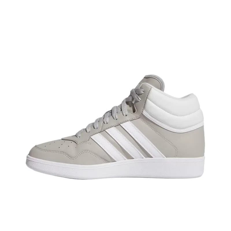 Adidas Hoops 4.0 Mid Grey Two Cloud White Crystal White-2