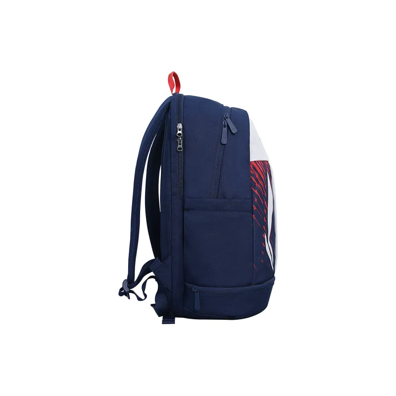 LiNing Badminton Series Polyester Backpack Regular Unisex White & Blue-4