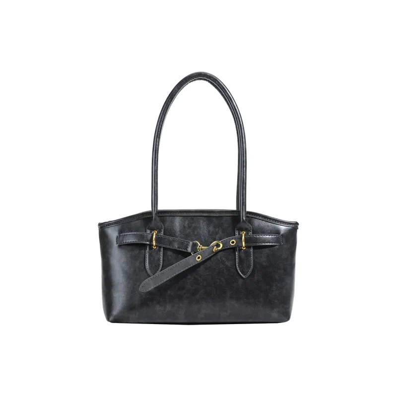 Gerlanx PU One Shoulder Handbags Women's Black/Coffee/Light Brown-1