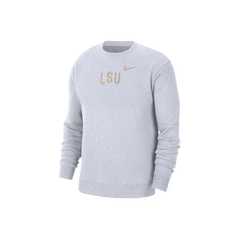 Nike Lsu Men's Nike College Crew Neck Sweatshirt-0