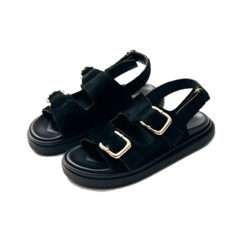 ALOHAS Harper Strap Sandals Women's Black-2