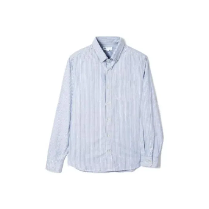 GAP Shirts Men Blue White Plaid-0