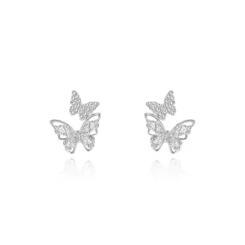 NICERURU Copper Stud Earrings Women's