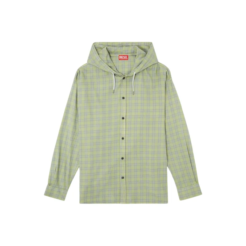DIESEL Shirts Men Green-0