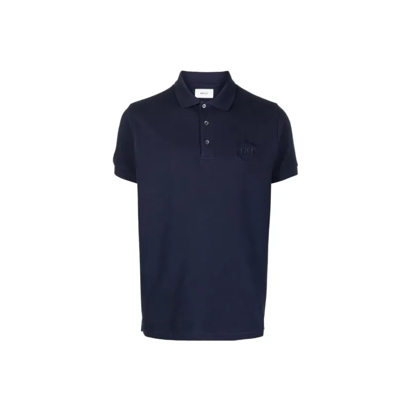 BALLY Logo embroidered Polo Shirt-0