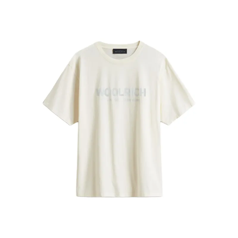 WOOLRICH SS25 T Shirt Men's Arctica White-0
