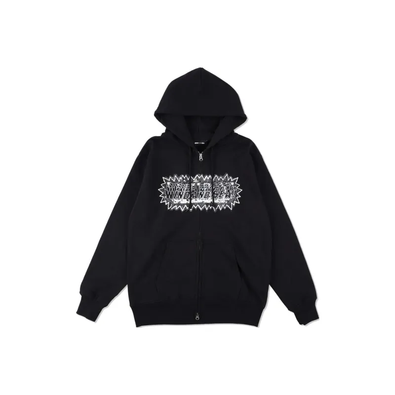 WIND AND SEA x NIIMI HIROKI SS24 Sweatshirt Unisex Black-0