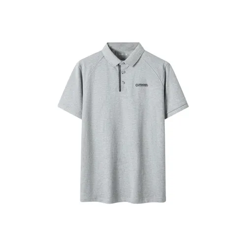 OUTDOOR PRODUCTS Polo Shirt Men's Light Gray