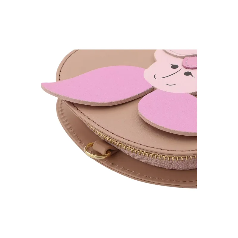 Disney Cow Leather Coin Purse Women's Pink-4