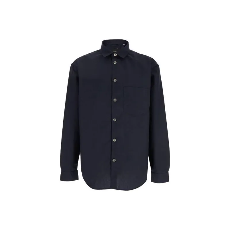 BE PLAIN Shirts Men Blue-0