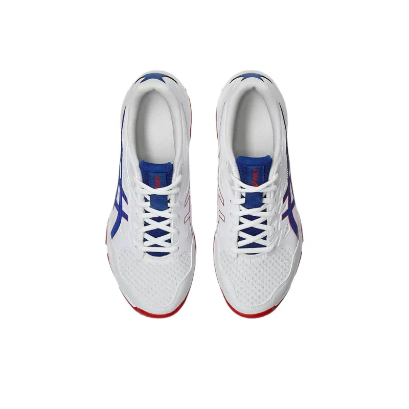 Asics Gel Rocket 11 Anti Slip Wear Resistant Low Top Training Shoes Men's White Blue-2