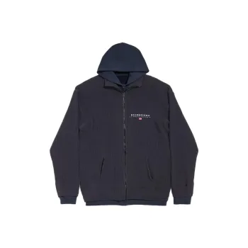 Balenciaga Sweatshirt Regular Fit Men's Black Blue