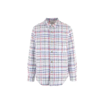 THOM BROWNE Gingham Check Buttoned Overshirt