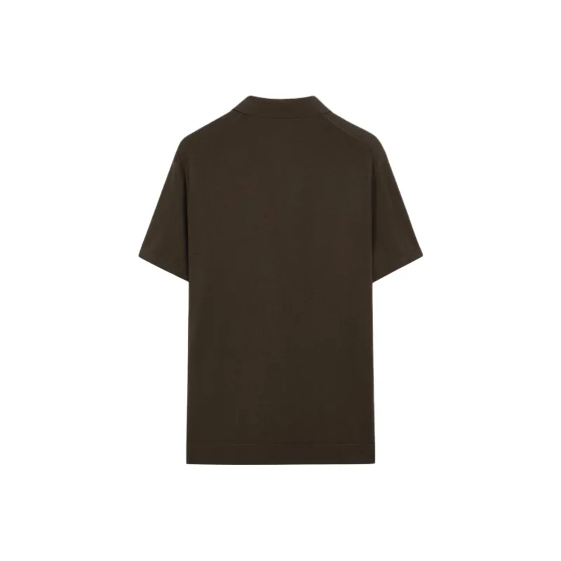 Massimo Dutti Polo Shirt Men's Dark Green-1