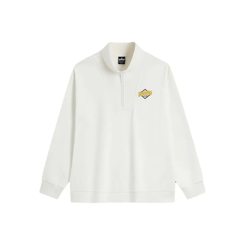 XTEP Sweatshirt Unisex Antique White-0