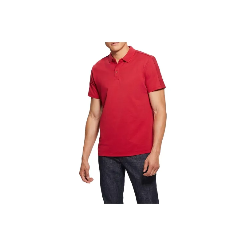 GUESS Paul Pique Strap Polo Shirt Polo Shirt Men's Red-0