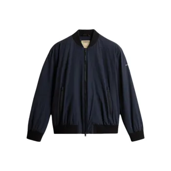 WOOLRICH Matte Finish Bomber Jacket