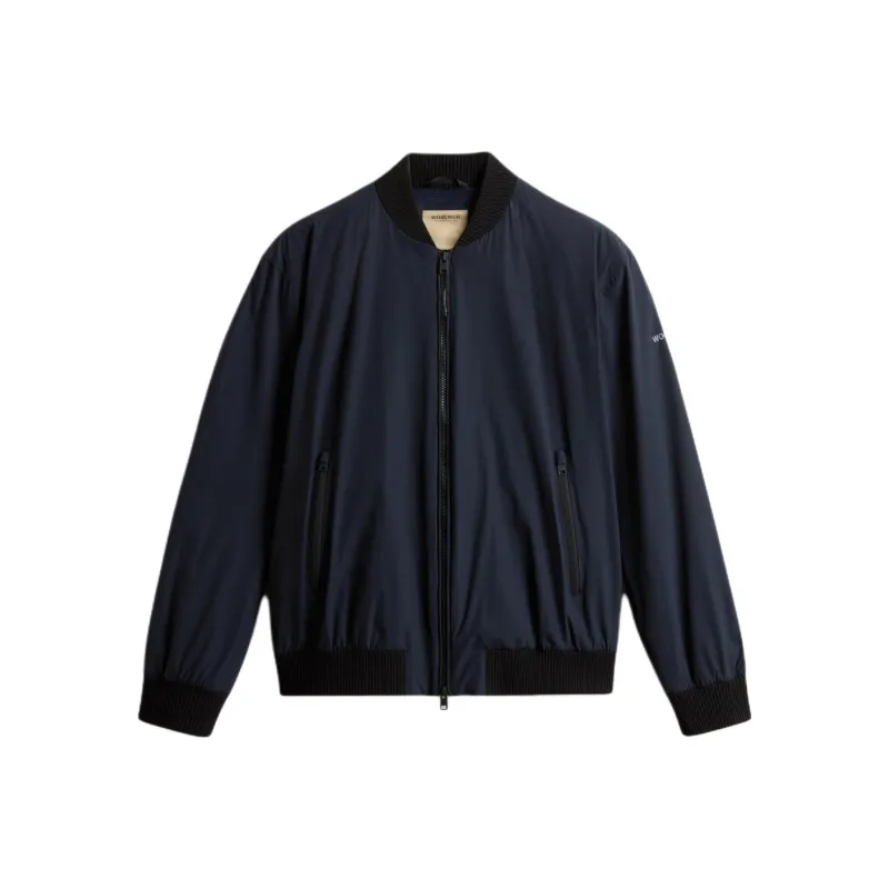 WOOLRICH Matte Finish Bomber Jacket-0