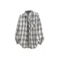 Gray White Plaid (Long-Sleeved)