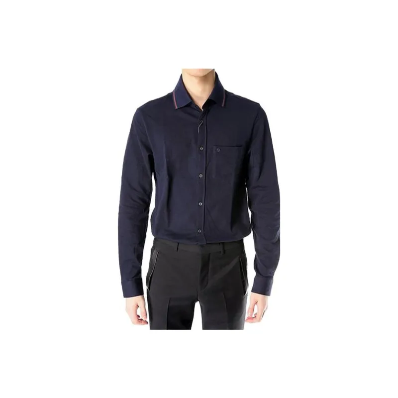 GUCCI SS23 Shirt Men's Dark Blue-0