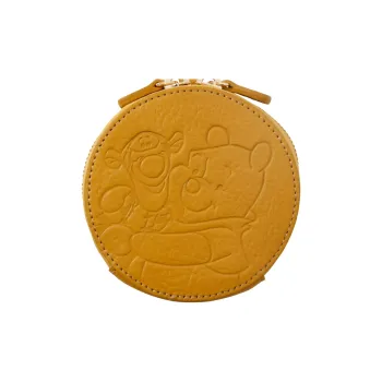 Disney Cow Leather Coin Purse Women's Yellow