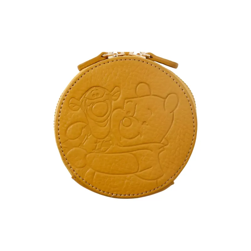 Disney Cow Leather Coin Purse Women's Yellow-0