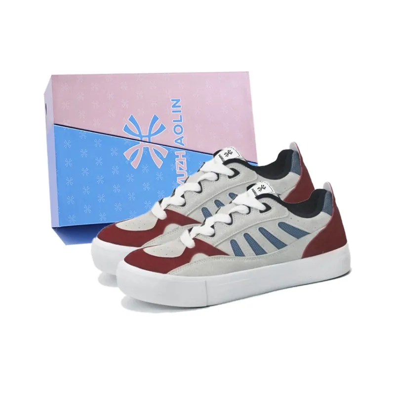 YUZHAOLIN Slip Resistant, Abrasion Resistant, And Balanced Low Top Skateboard Shoes Men's Box-4