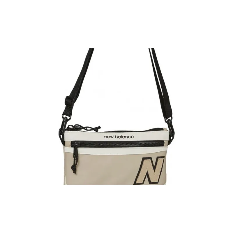 New Balance Polyester Crossbody Bag, Shoulder Bag Unisex Milk Tea-2