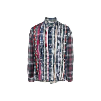 Needles Flannel Shirt Ribbon Shirt