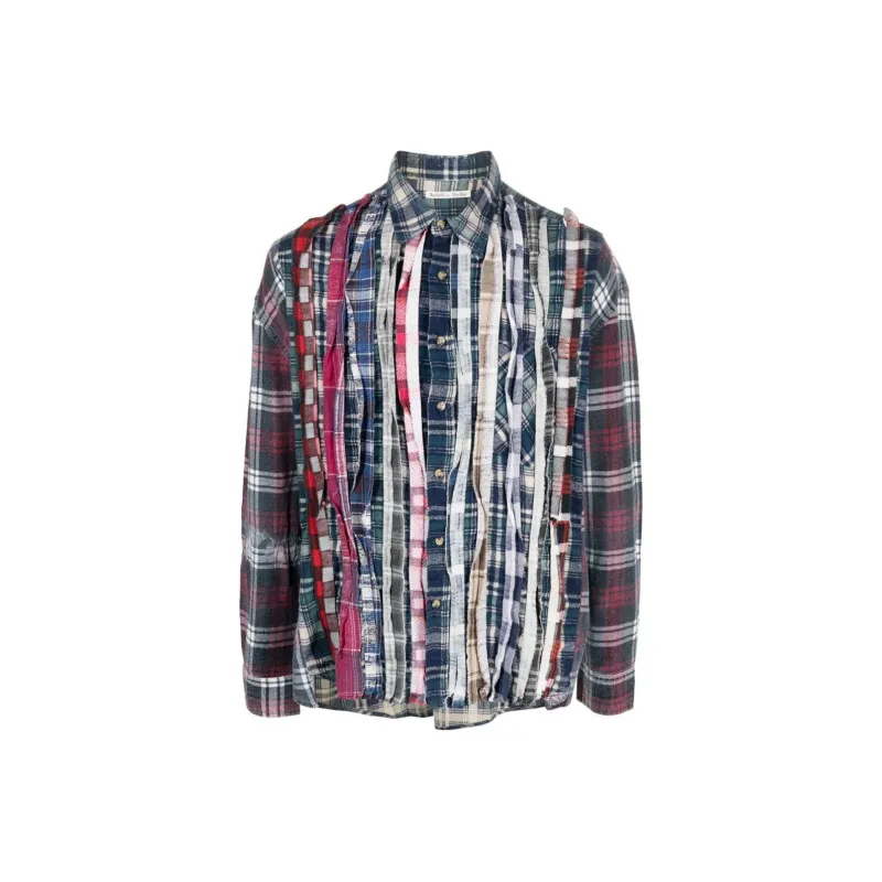 Needles Flannel Shirt Ribbon Shirt-0