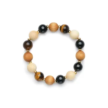 Empress 47 Concept Natural Tiger's Eye Stone Bracelets Unisex