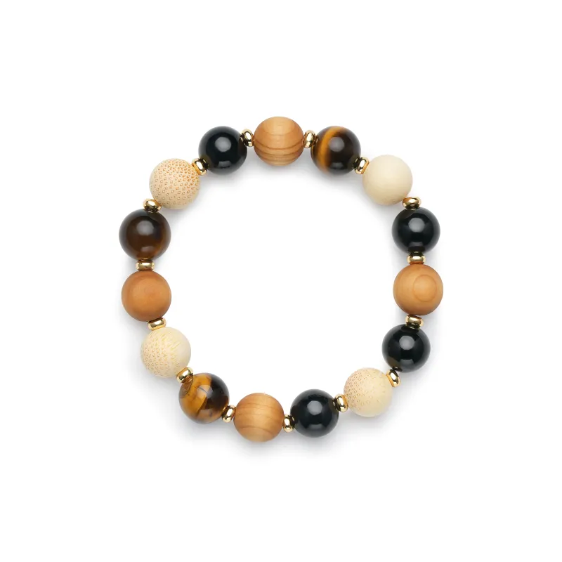 Empress 47 Concept Natural Tiger's Eye Stone Bracelets Unisex-0