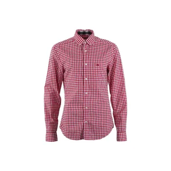 Burberry Shirts Men Red