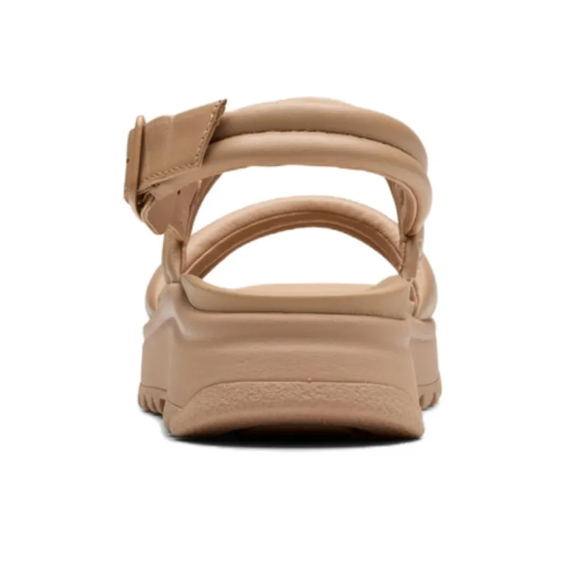 Clarks DashLite Surf Fiber Collection One Strap Sandals Women's Brown-3
