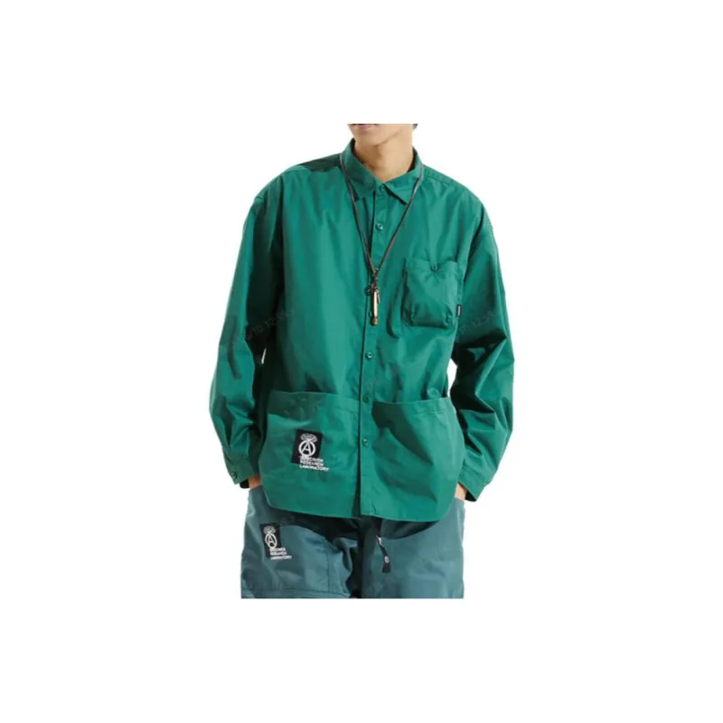 Neighborhood X Dickies Shirts Men Moss Green-0