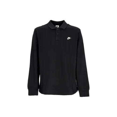 Nike Club Men's Long Sleeve Knit Polo