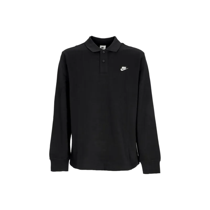 Nike Club Men's Long Sleeve Knit Polo-0