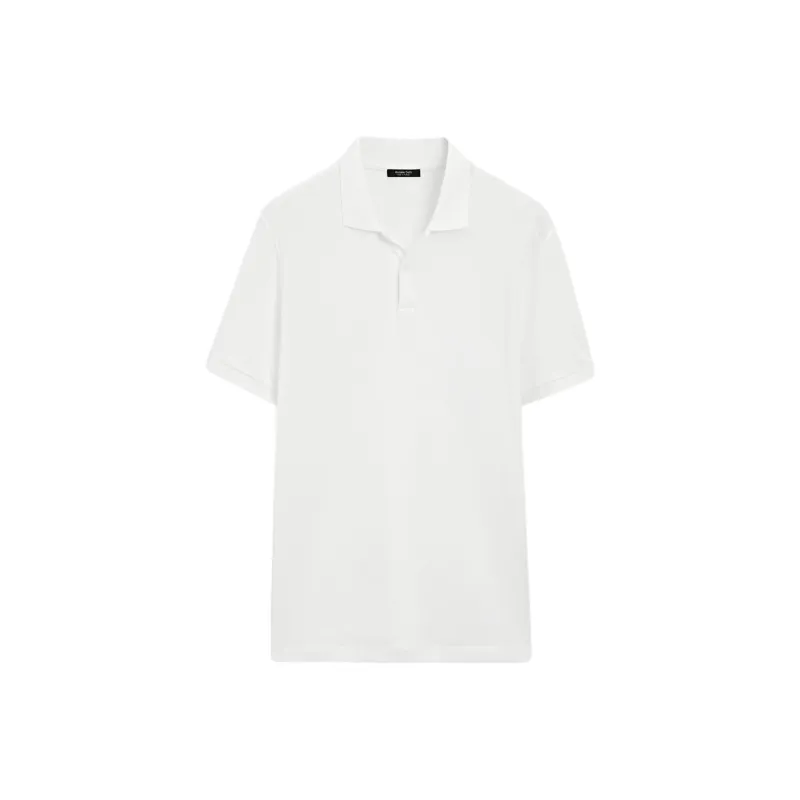 Massimo Dutti Polo Shirt Men's White-0