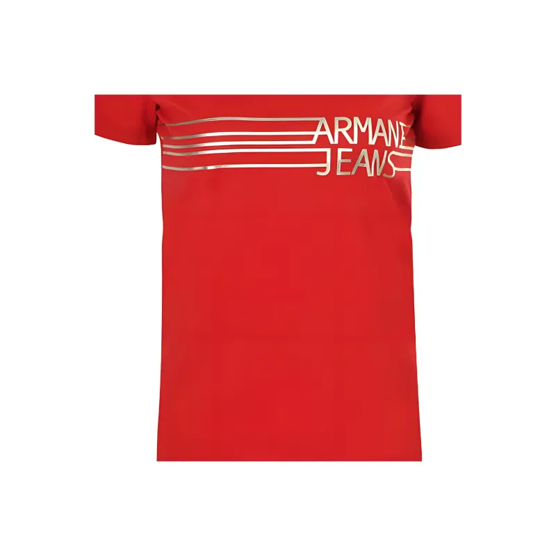 ARMANI JEANS T Shirts Women's Red-5