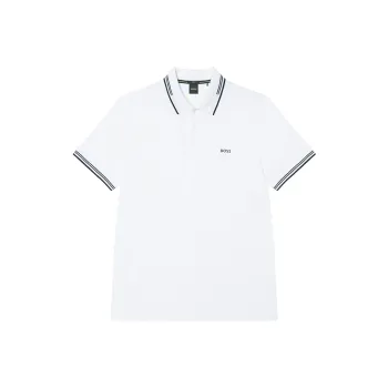 HUGO BOSS SS24 Polo Shirt Men's White