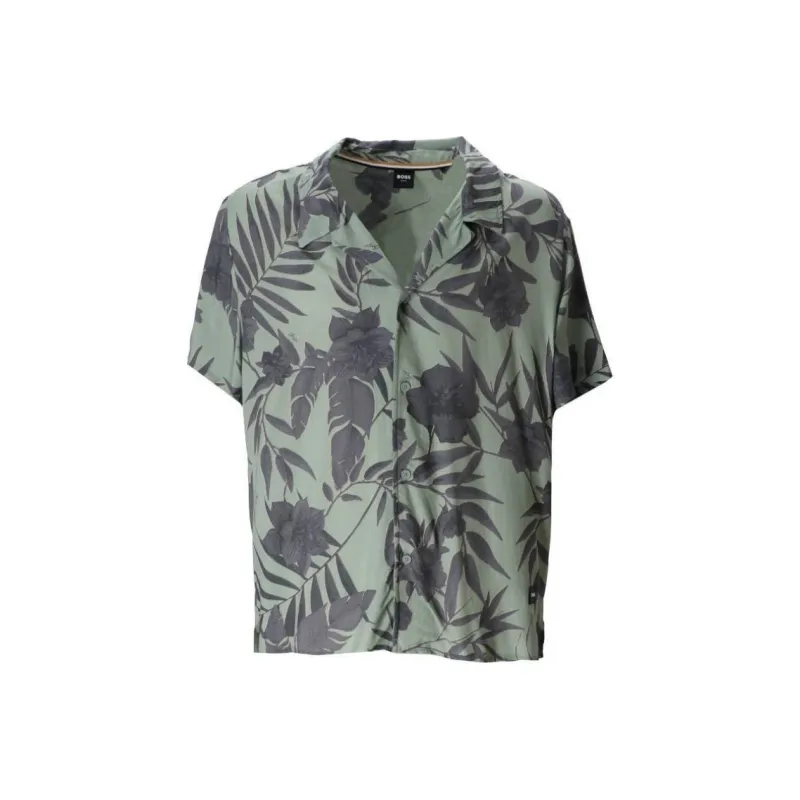 HUGO BOSS Floral print Beach Shirt-0