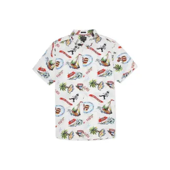 GUESS Shirts Men Multicolor P08J