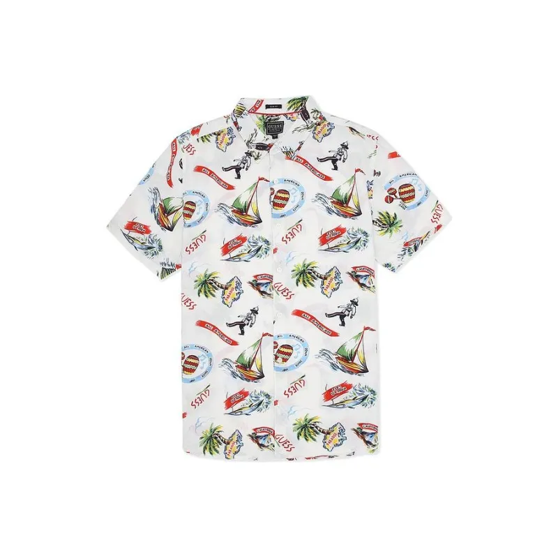 GUESS Shirts Men Multicolor P08J-0