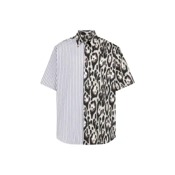 Roberto Cavalli Mix print Short sleeve Shirt
