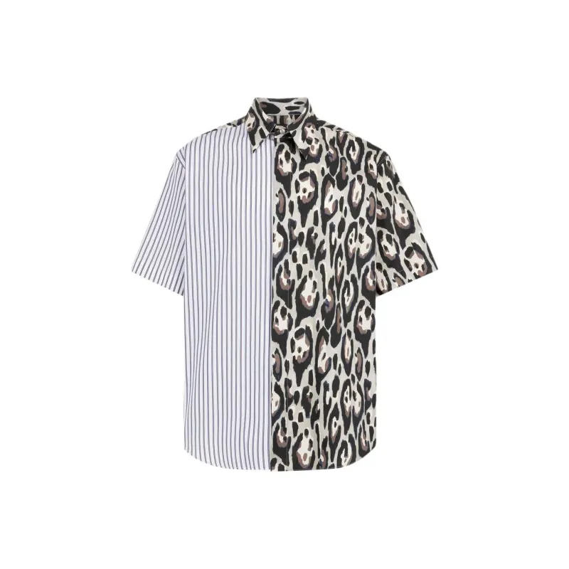 Roberto Cavalli Mix print Short sleeve Shirt-0
