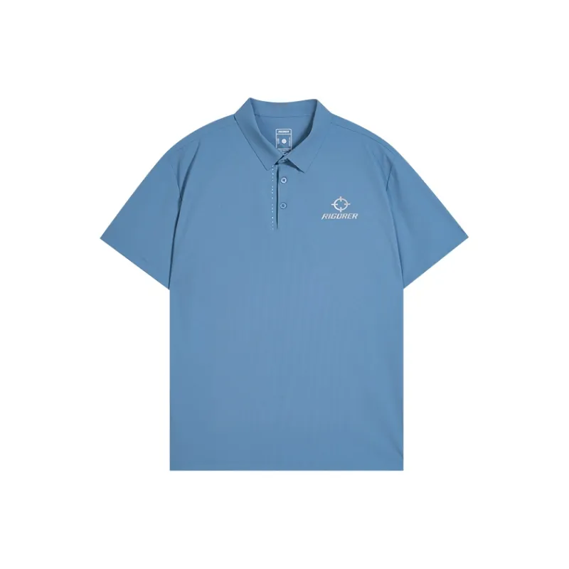 RIGORER Short Sleeve Polo Shirts Unisex-5