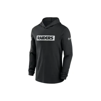 Nike Las Vegas Raiders Sideline Men's Nike Dri FIT Nfl Long Sleeve Hooded Top