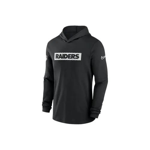nike retailers Las Vegas Raiders Sideline Men's nike retailers Dri FIT Nfl Long Sleeve Hooded Top